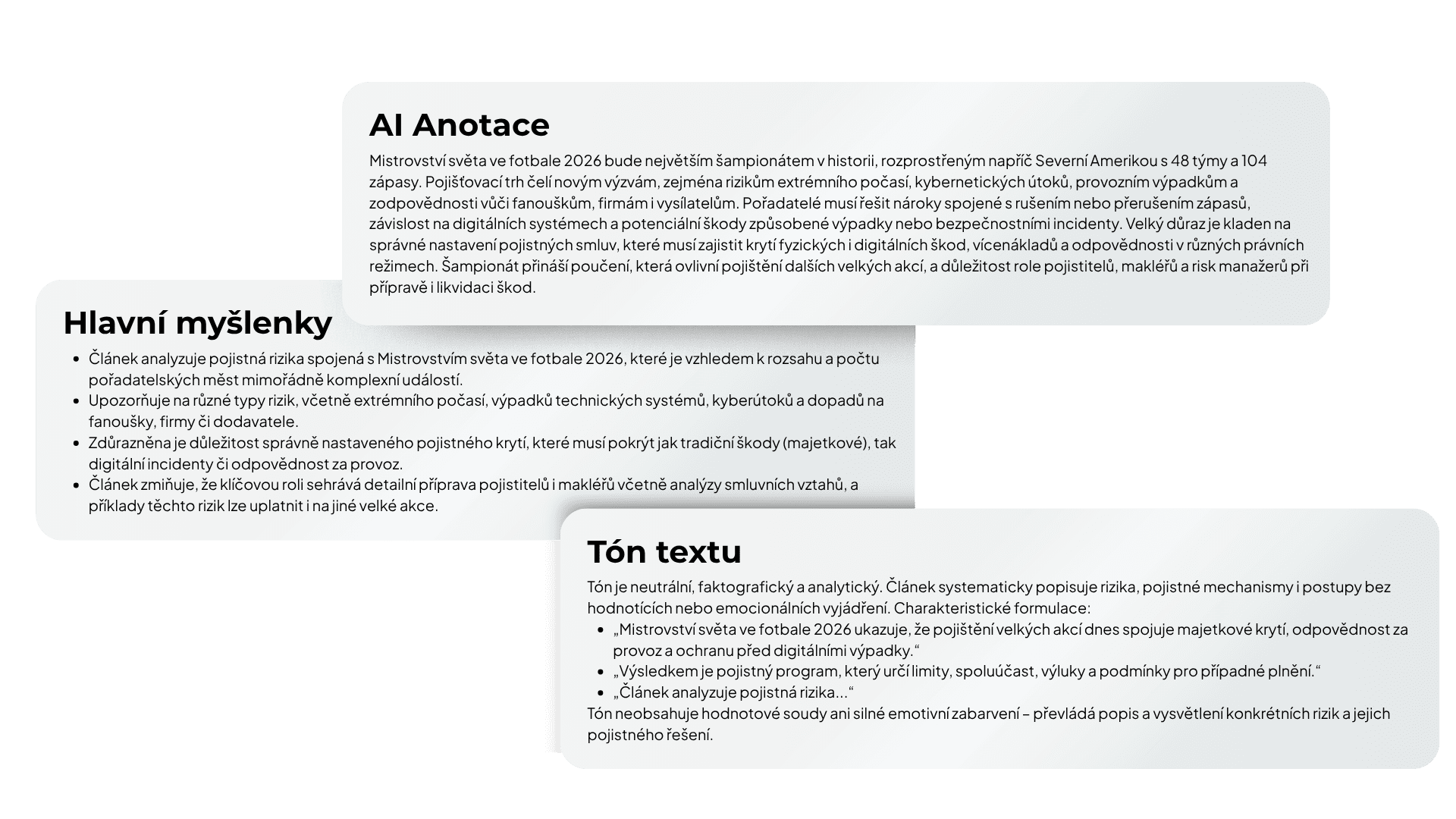 AI anotace článku